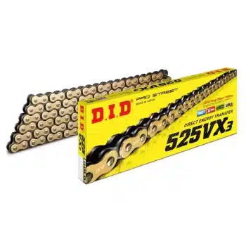 DID 525 VX3 Gold Chain, 120 links, 525 pitch size